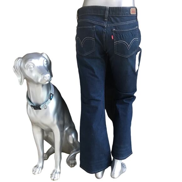 NEW Levi's Superlow 518 Boot Jeans Junior's Size 11 Short - Picture 1 of 7